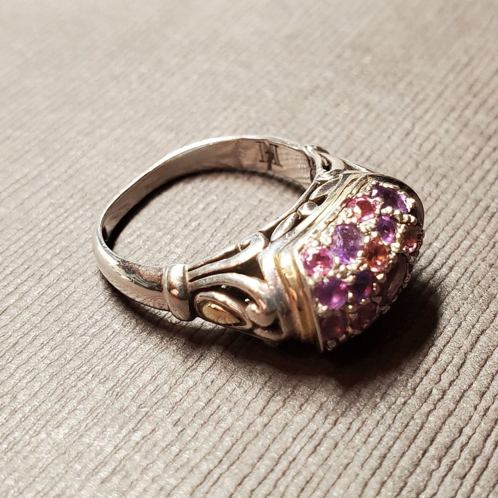 JOHN HARDY Lavafire Amethyst & Tourmaline Ring
